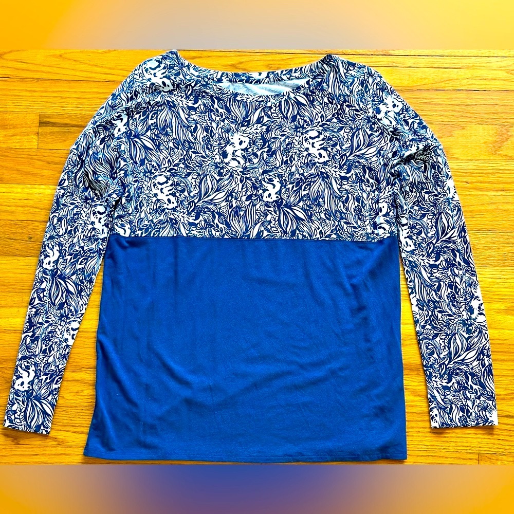 Lilly Pulitzer, Small Finn 'High Tide Navy Gday Mate'
EUC, s/f, for all seasons!